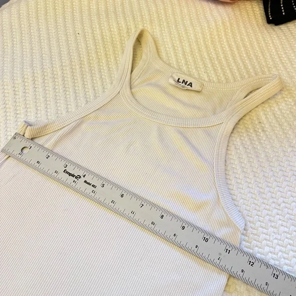 LNA White Tank Top - Picture 5 of 7